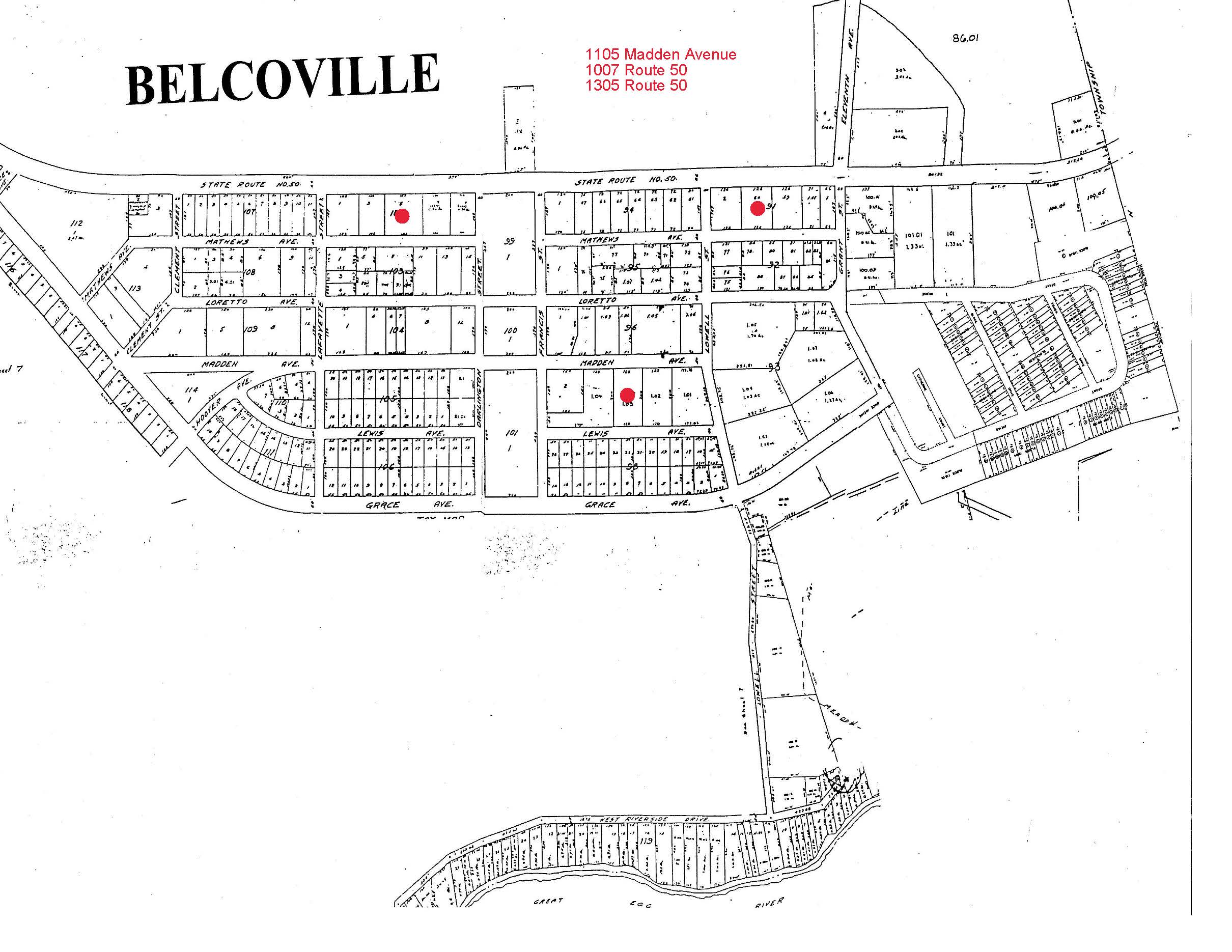 Belcoville yard sale map 2024